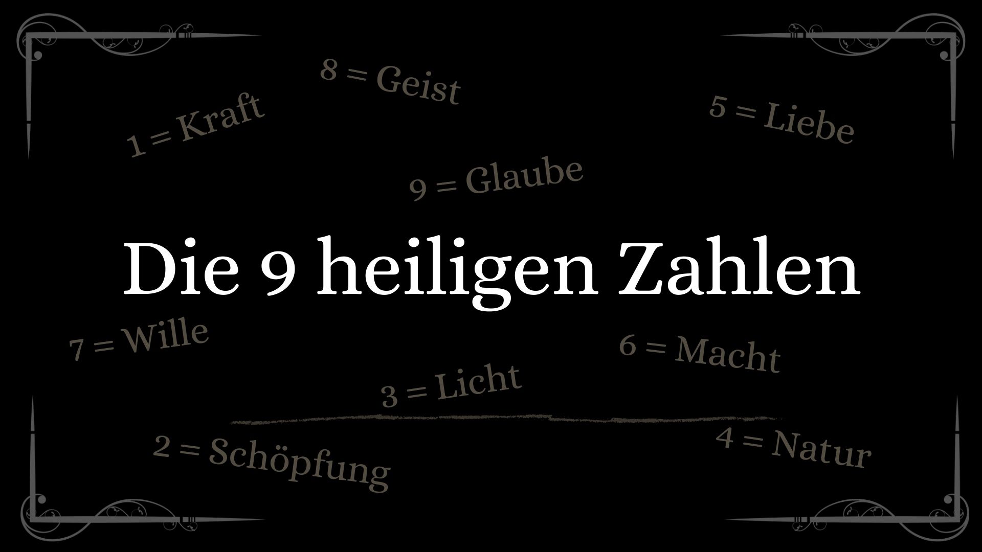 Read more about the article Die neun heiligen Zahlen und ihre Bedeutung